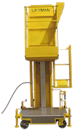 LIFTMAN FOLD - The compact portable pneumatic access platform for working at height